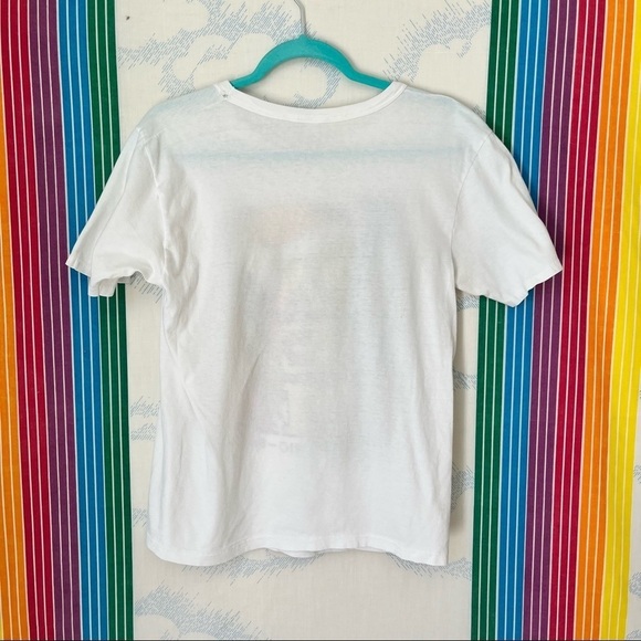 VINTAGE 70s Ipanema beach brasil tourist travel tee tshirt medium fruit toucan - Picture 7 of 8